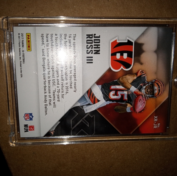 John Ross 3 rookie ssp 3/5/KC Chiefs!!! - Picture 2 of 2